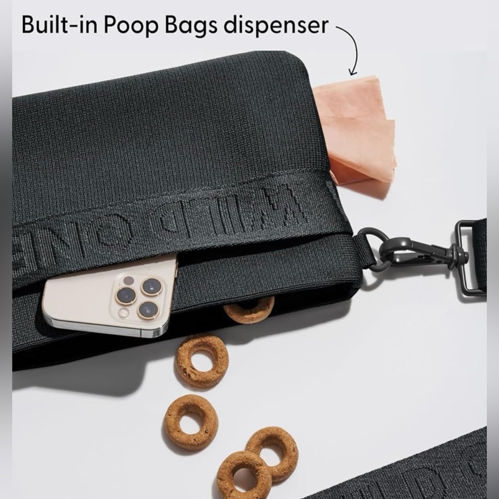 Wild One Treat Pouch - Recycled Knit - Black - Picture 12 of 15
